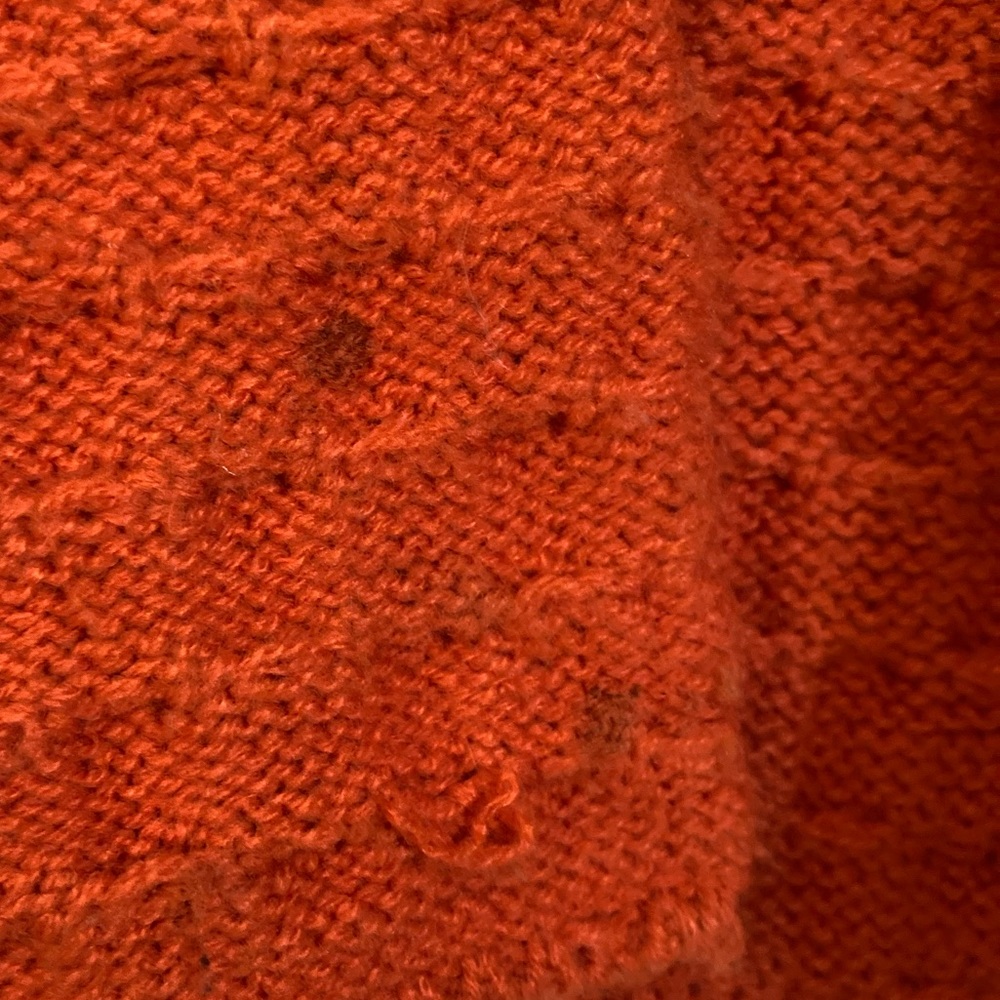 Rust orange cardigan - Picture 4 of 4